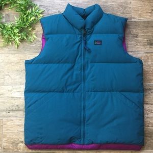 REI Women vintage puffer vest size XL
